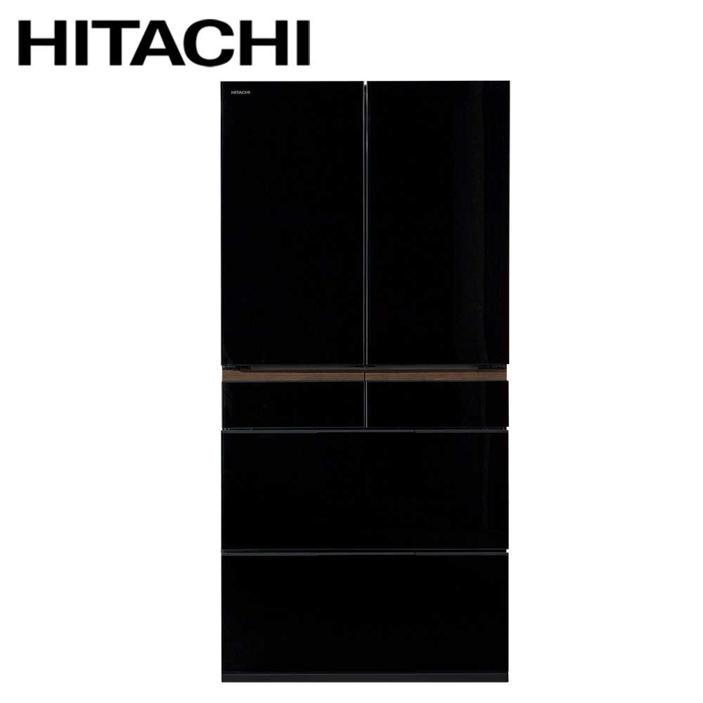 HITACHI 日立 RGG670TJ 六門冰箱 662L 玻璃 日本製 琉璃黑