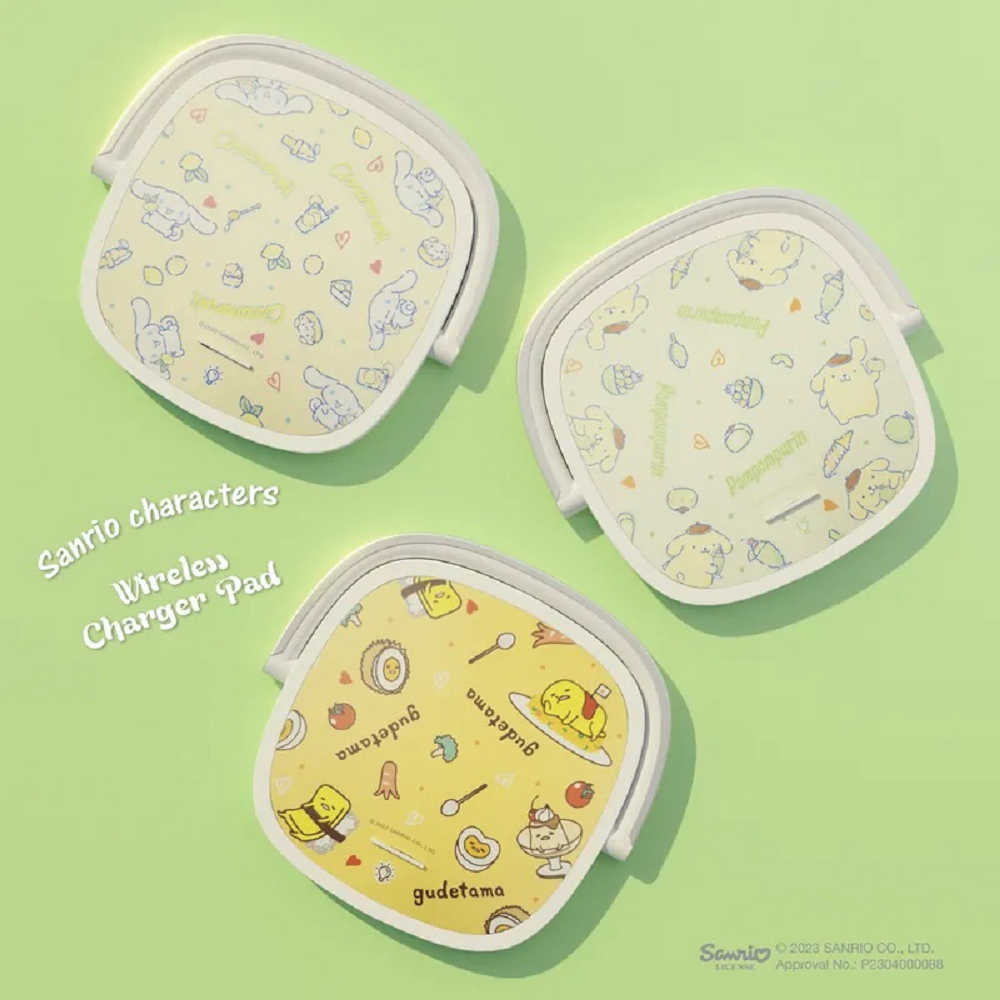 三麗鷗 布丁狗 繽紛派對 小夜燈無線充電盤