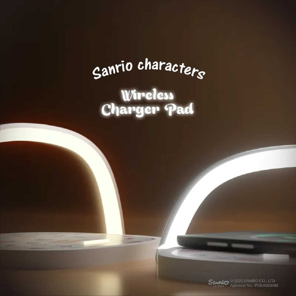 三麗鷗 雙星仙子 繽紛派對 小夜燈無線充電盤