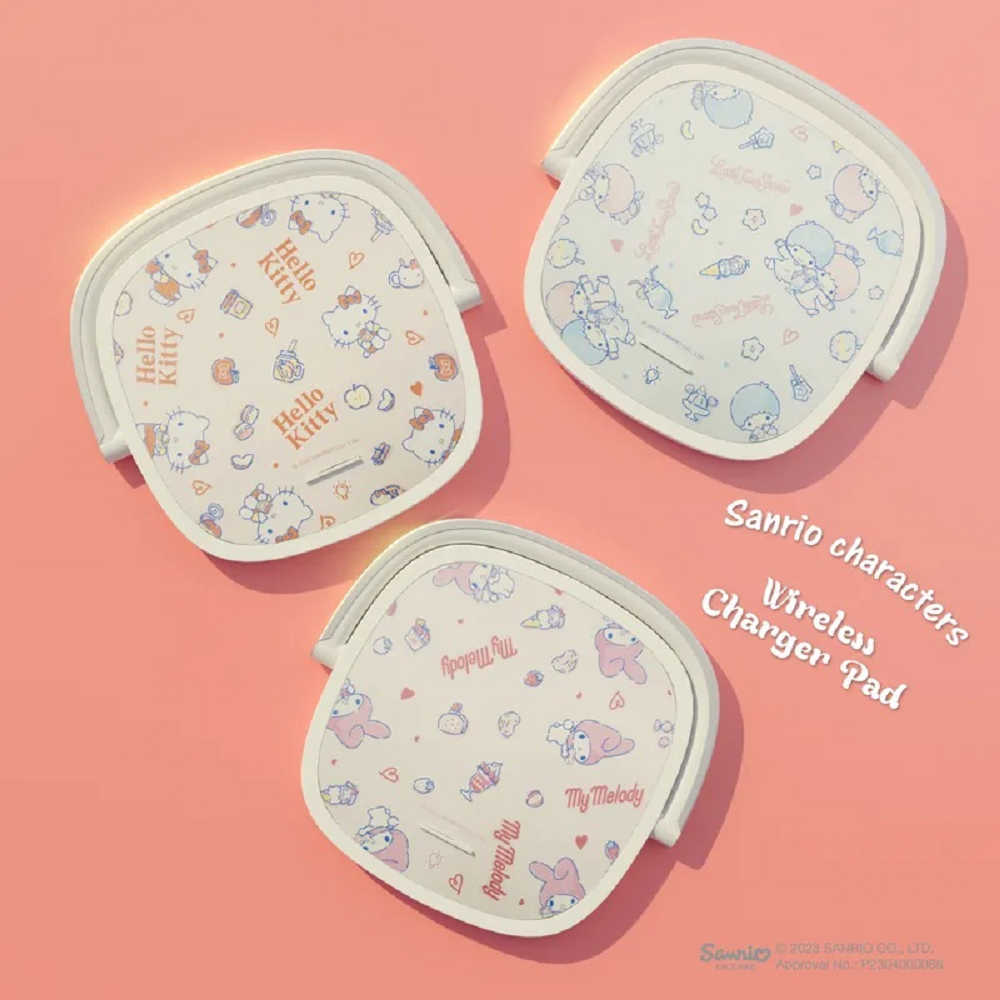 三麗鷗 雙星仙子 繽紛派對 小夜燈無線充電盤