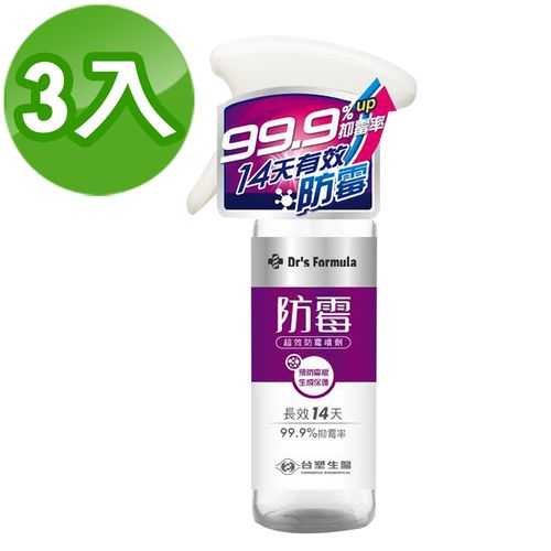 《台塑生醫》Dr's Formula超效防霉噴劑255g(3入/組)