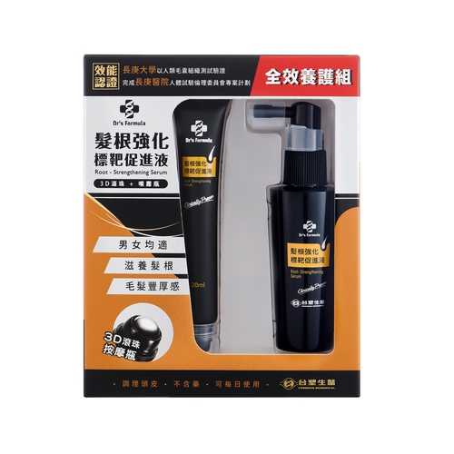 《台塑生醫》Dr\u0027s Formula 髮根強化標靶促進液(全效養護組)*1入