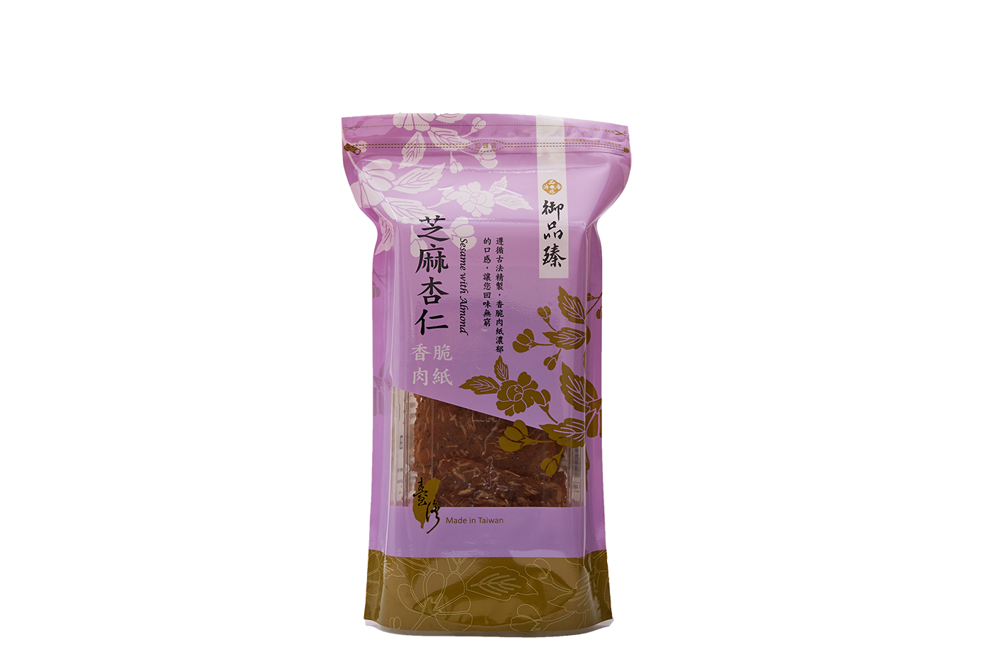 【御品臻】芝麻杏仁香脆肉紙(肉乾)150g