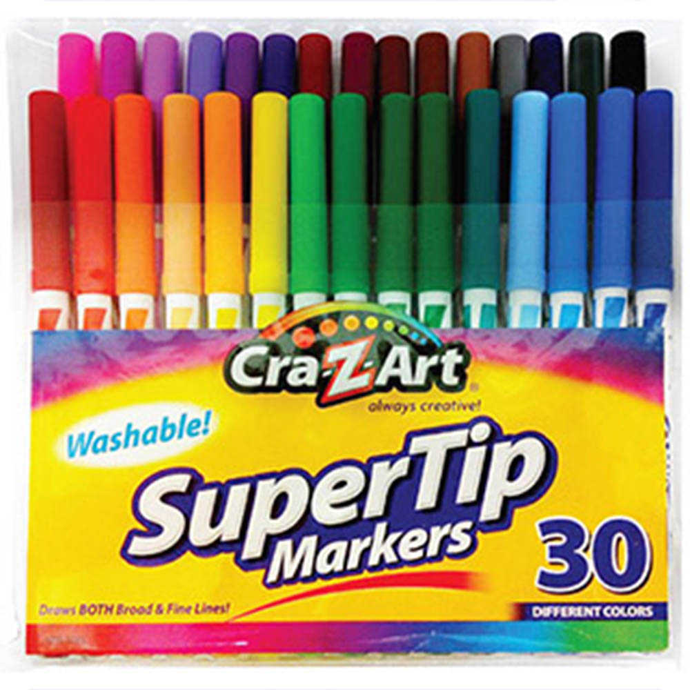 【美國Cra-Z-Art】30色可水洗彩色筆