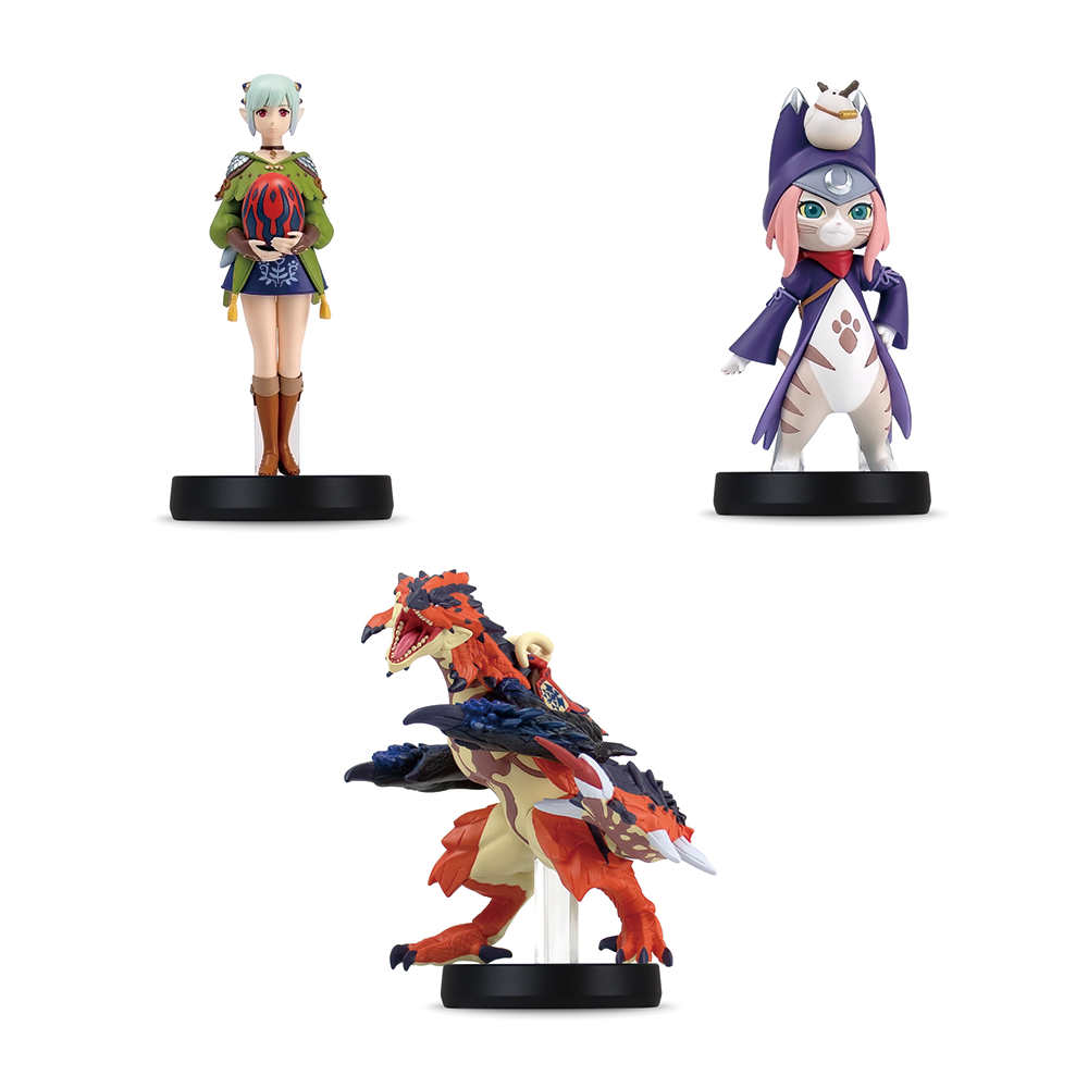 全新現貨 amiibo 魔物獵人物語2 破滅之翼 月路 艾娜 破滅火龍