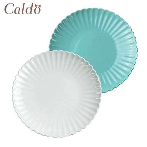 【Caldo卡朵】日式雅菊8吋花皿陶瓷餐盤