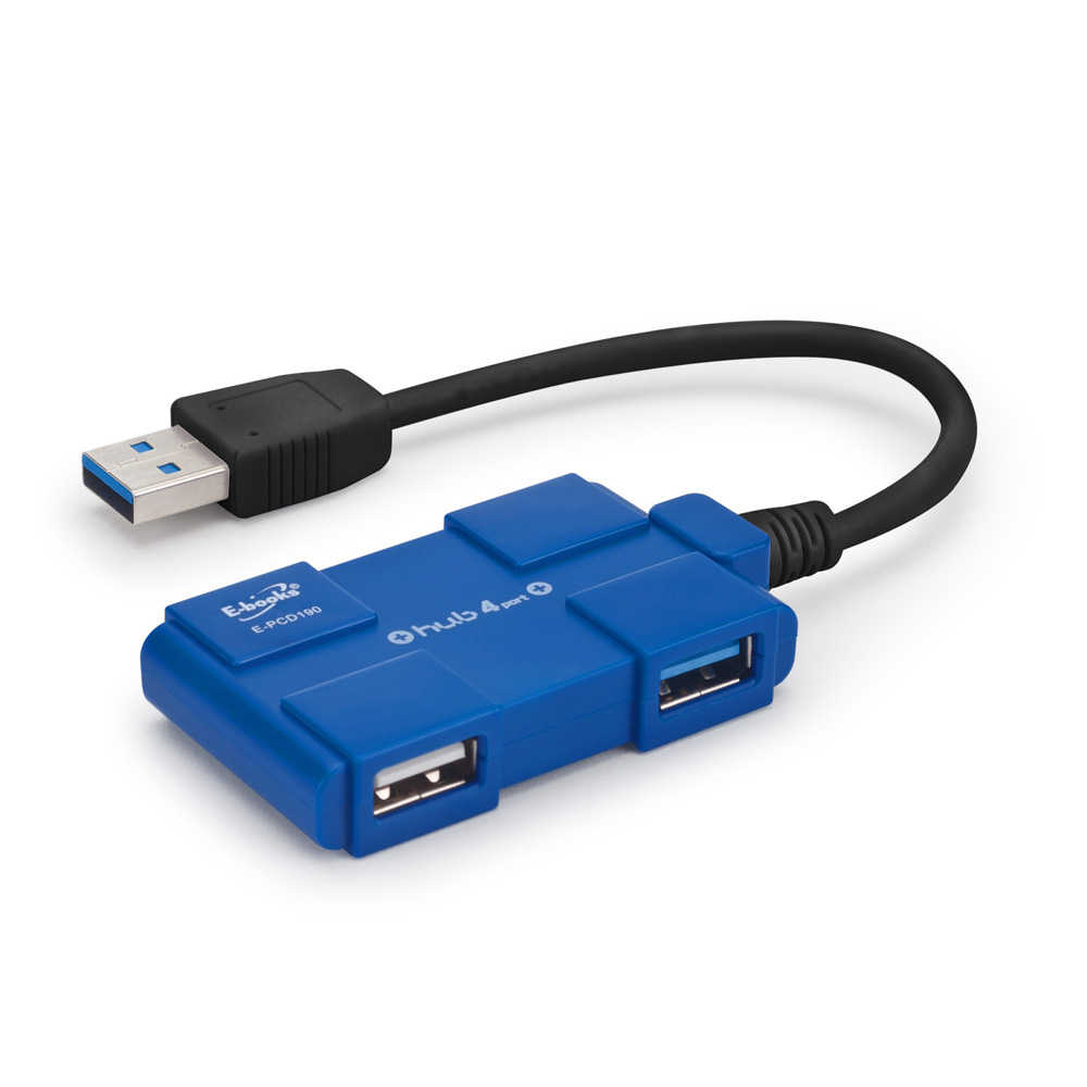 E-books H14 積木款4孔USB 3.0-Hub 集線器