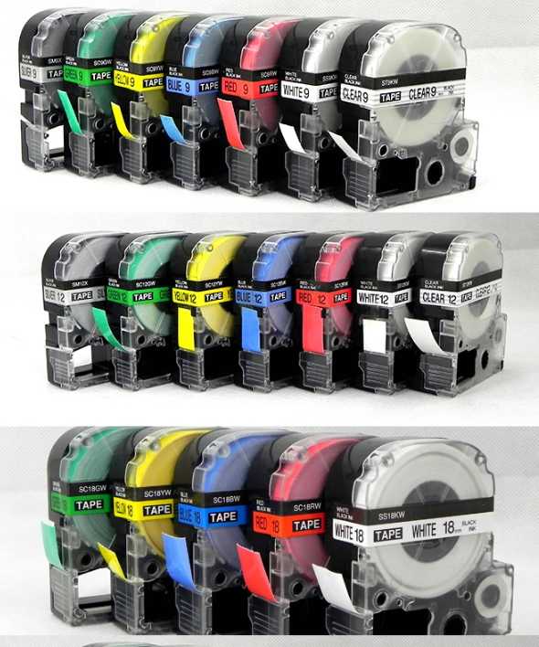 【史萊姆的家】6mm EPSON 標籤帶 LW- 200、400 、500、600、700 色帶