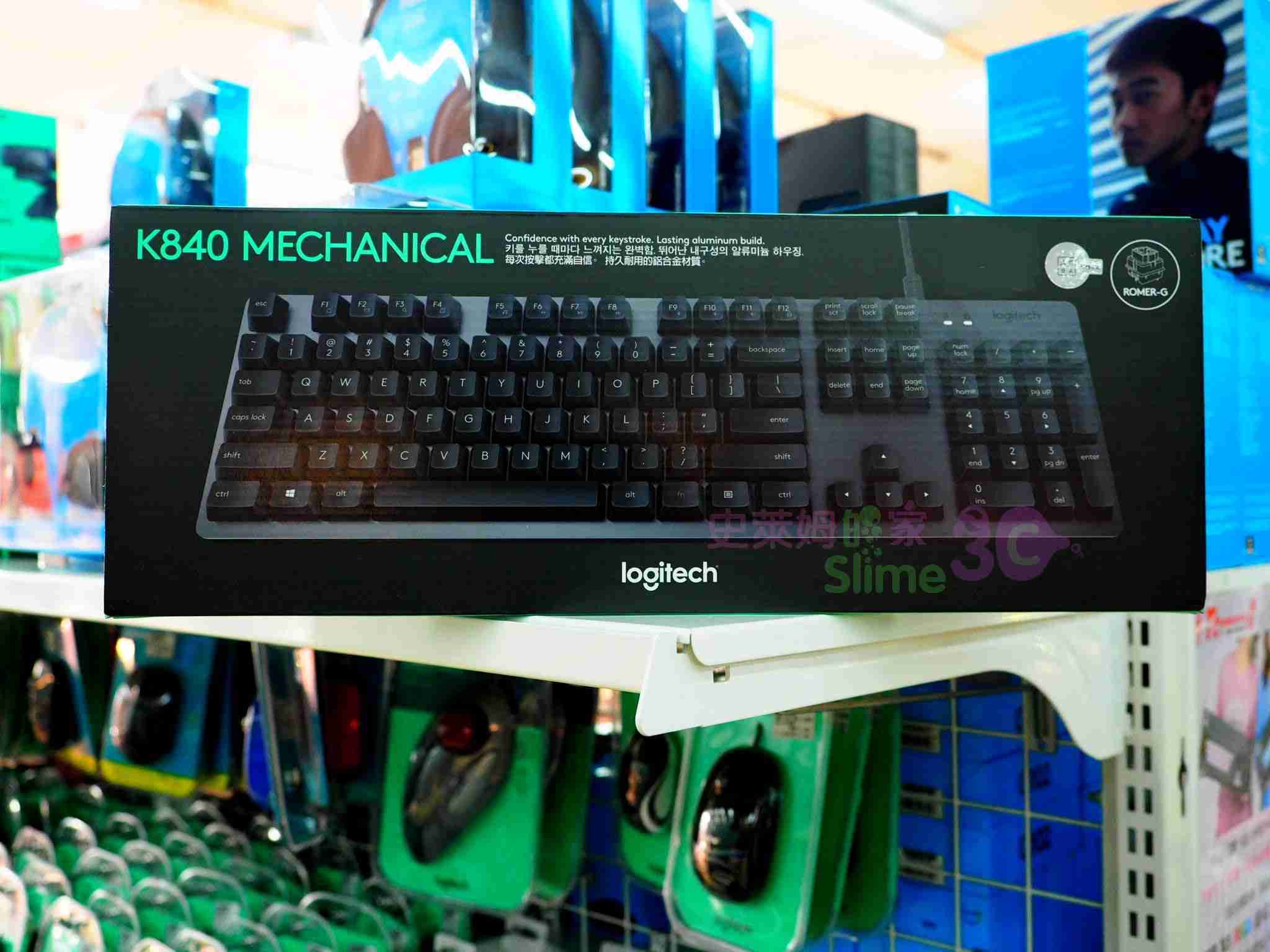 【史萊姆的家】 Logitech 羅技 K840 機械式鍵盤 G軸 中文鍵盤