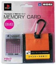 PS2 日本原裝 HORI品牌 8MB記憶卡 Menory Card 8MB 桃紅點點圖樣 附掛勾收