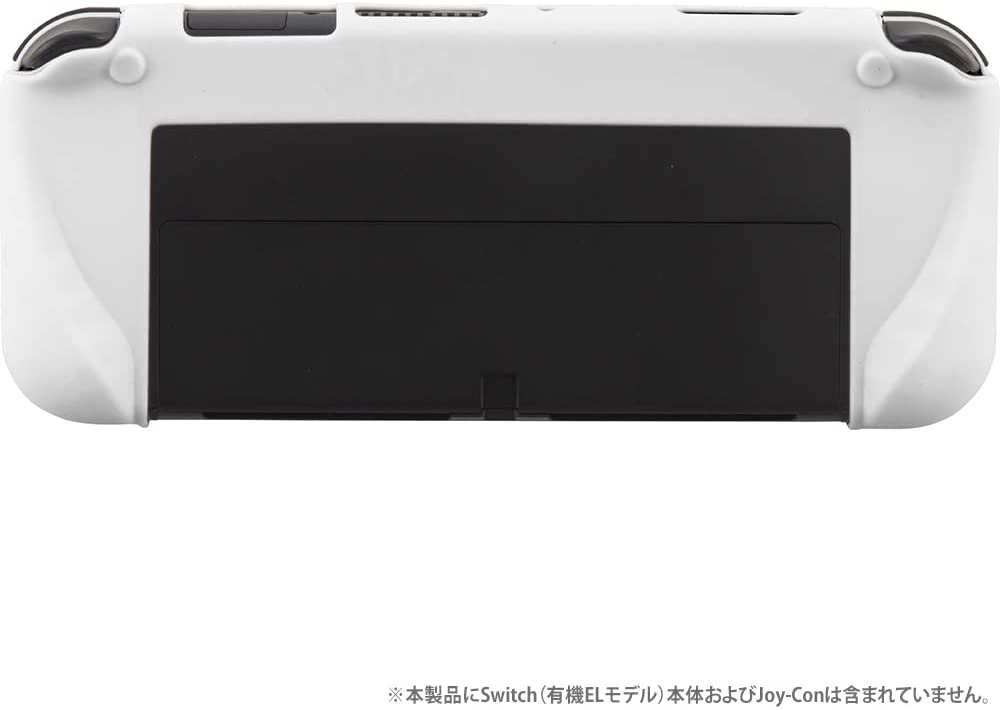 Cyber日本原裝 Switch NS 免拆直上 OLED款主機 專用果凍套 矽膠保護套【板橋魔力】