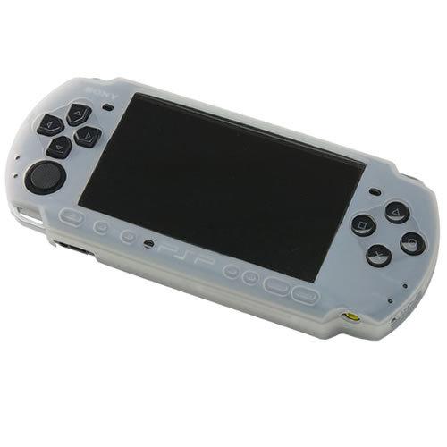 PSP 3000型專用 日本 CYBER日本原裝 Gadget 主機果凍套 保護套 矽膠套 霧黑款