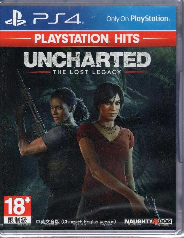 PS4遊戲 PlayStation Hits 秘境探險 失落的遺產 Uncharted 中文亞版