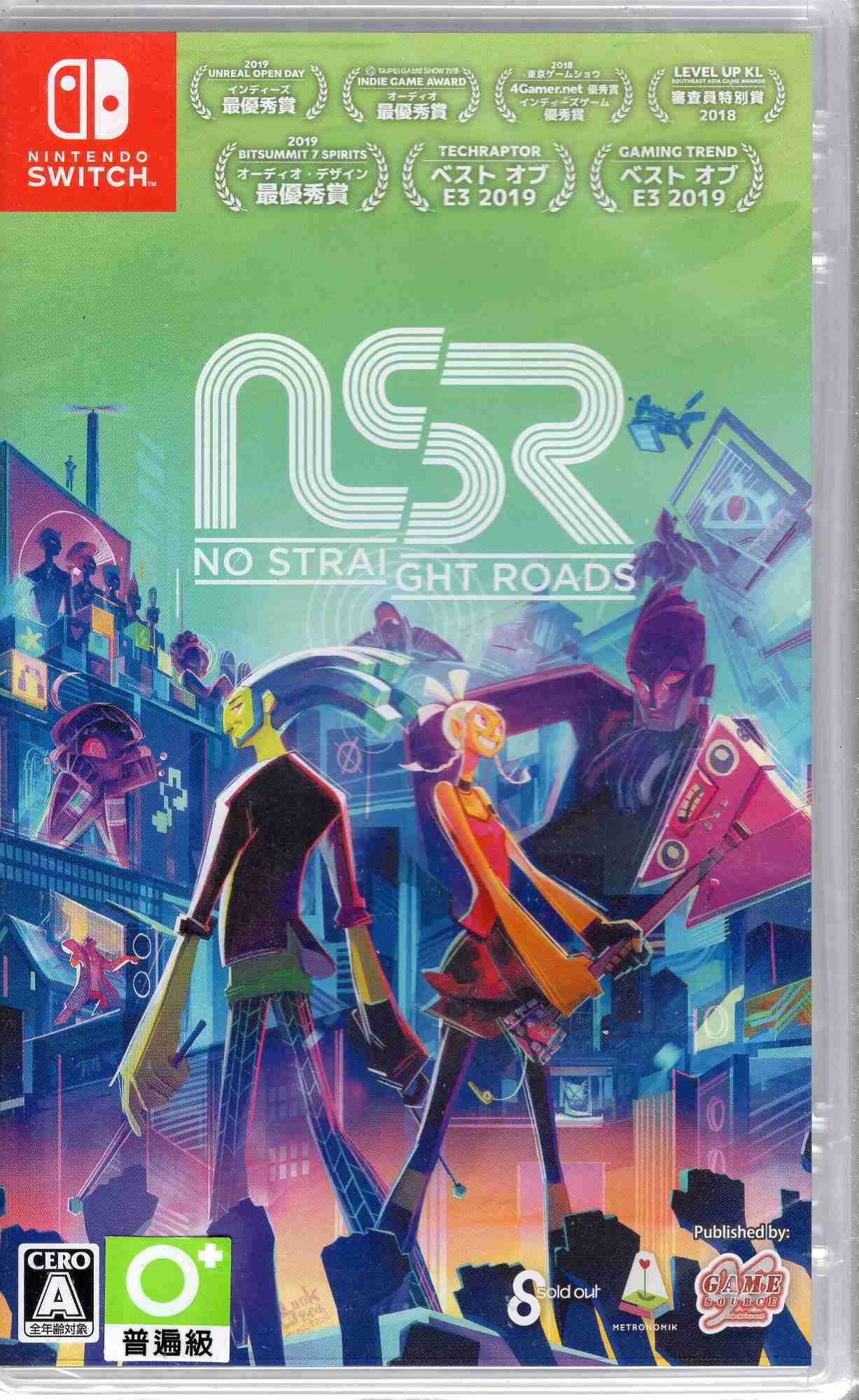 現貨 Switch遊戲 NS 曲途 No Straight Roads 中文版【板橋魔力】