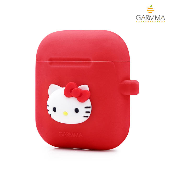 永澄 GARMMA Hello Kitty AirPods 藍芽耳機盒保護套 紅色