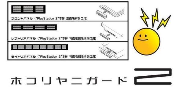 PS2主機7xxxx型專用 日本 HORI品牌 吸排式防塵網套件
