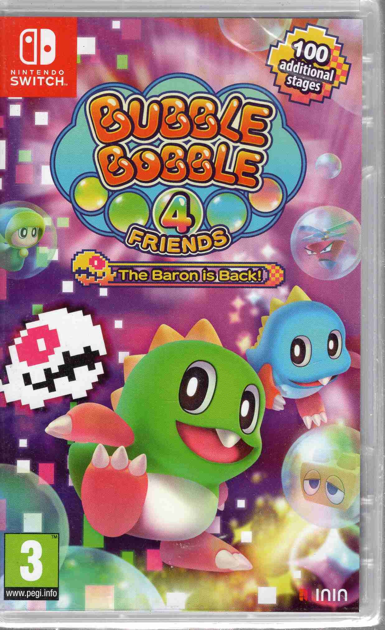 Switch遊戲 NS 泡泡龍 4 伙伴 Bubble Bobble 4 Friends 中文版