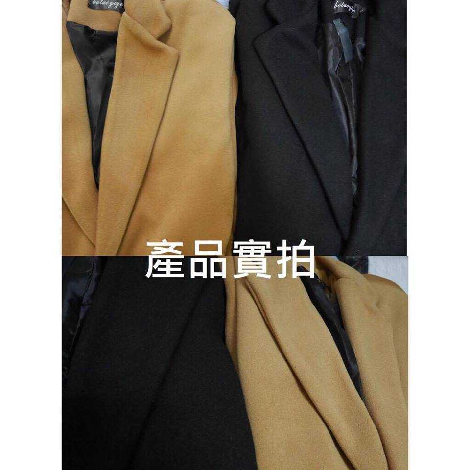 男 韓版 高質感 長版 毛呢大衣 秋冬 男大衣 長版大衣 男生大衣 大衣男 時尚 冬季大衣
