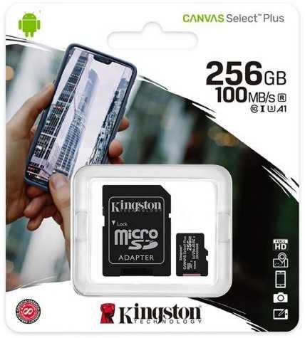 終身保固 [100MB/s] Kingston 金士頓 256GB micro SDXC TF U3