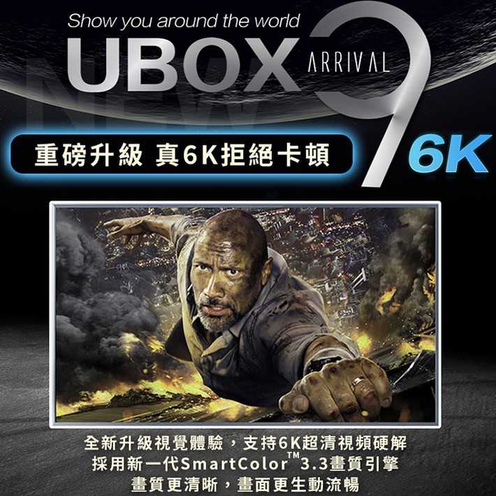 UBOX9 安博盒子 X11 PRO MAX 4G/64G 純淨版 6K高畫質 AI語音 雙頻WIFI 贈送冷光飛鼠鍵盤