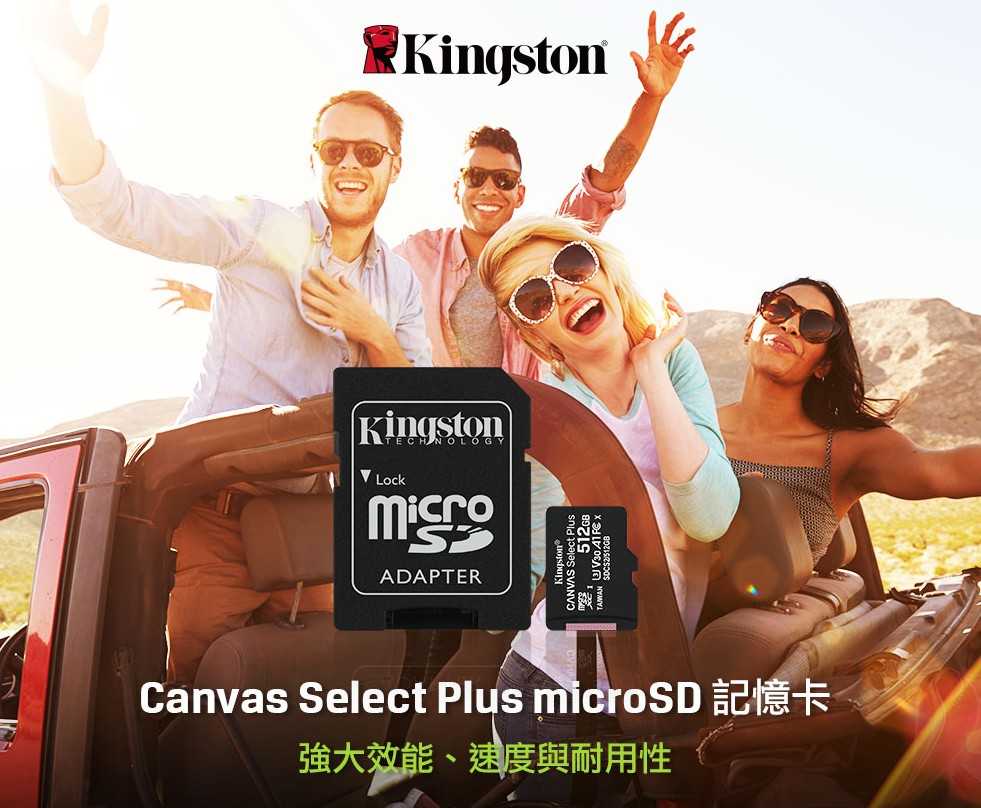 終身保固 [100MB/s] Kingston 金士頓 256GB micro SDXC TF U3
