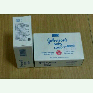 2020/12 嬌生嬰兒皂 原味香 白色盒裝