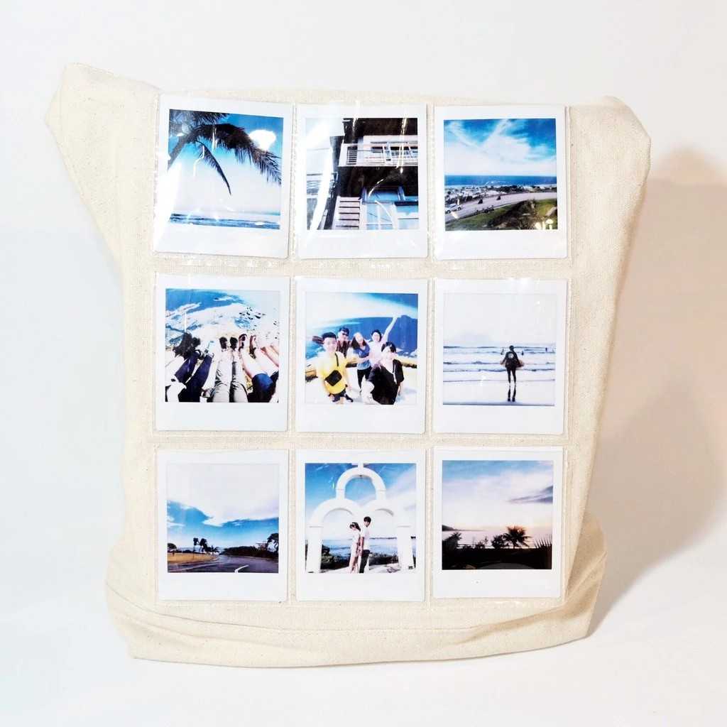 FUJIFILM 富士 原廠 相片托特包 適用SQ方型底片 黑/米 共2色