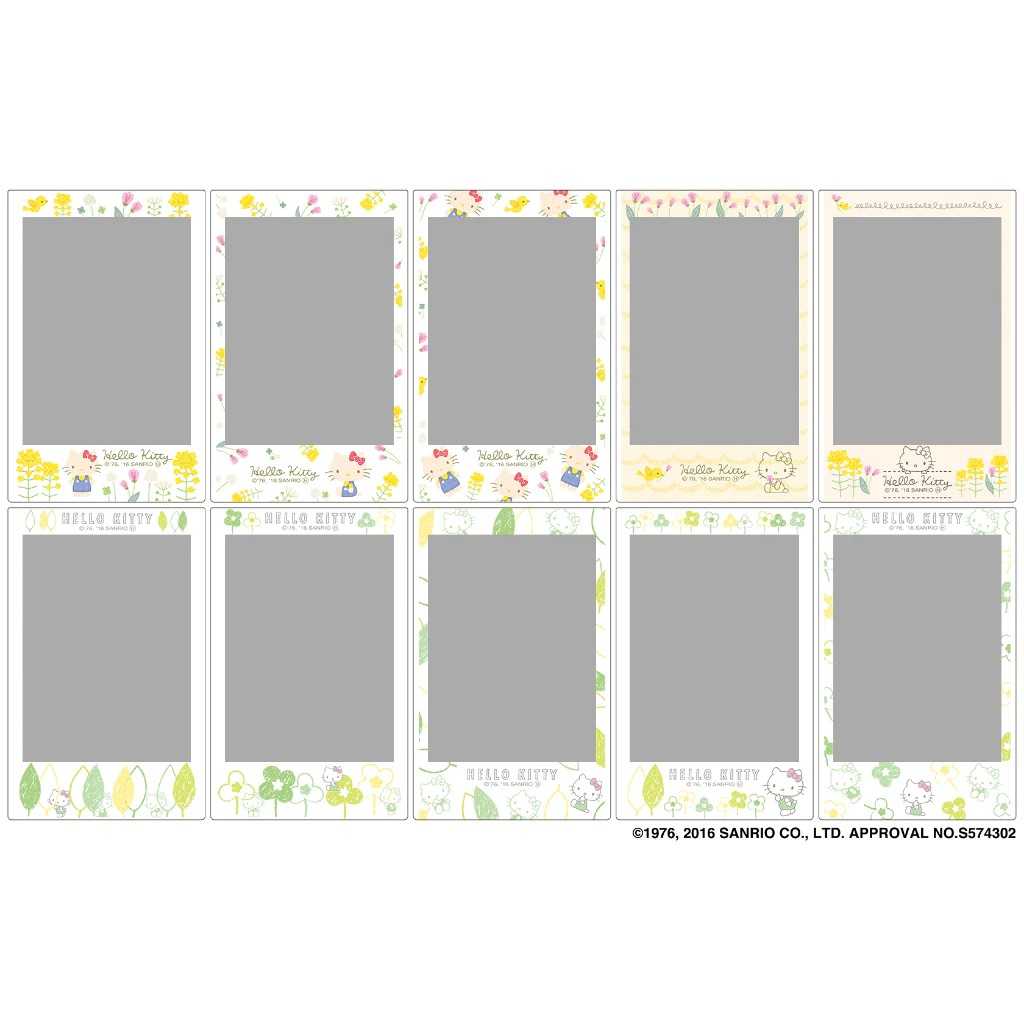 FUJIFILM 富士 instax mini 花草凱蒂貓 Hello Kitty 拍立得底片