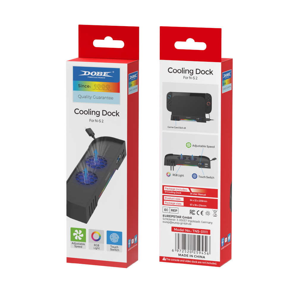 【就是要玩】NS2 Switch2 DOBE-31111 主機散熱風扇 底座散熱 散熱風扇 風扇 NS2風扇 NS2底座