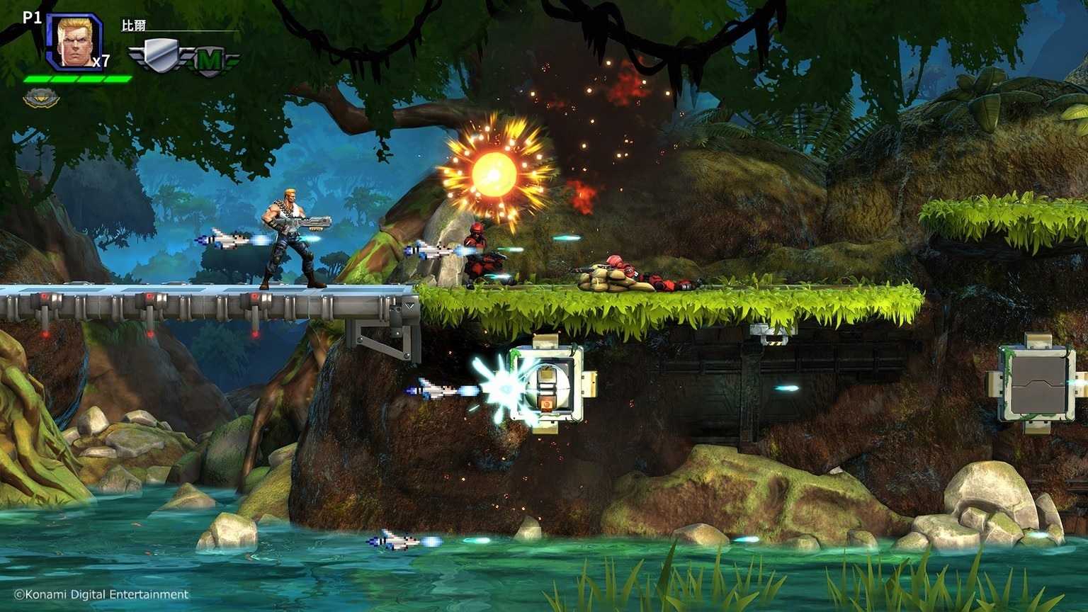 【就是要玩】 NS Switch 魂斗羅 加盧加行動 中文版 Contra Galuga 魂鬥羅 加魯加 射擊