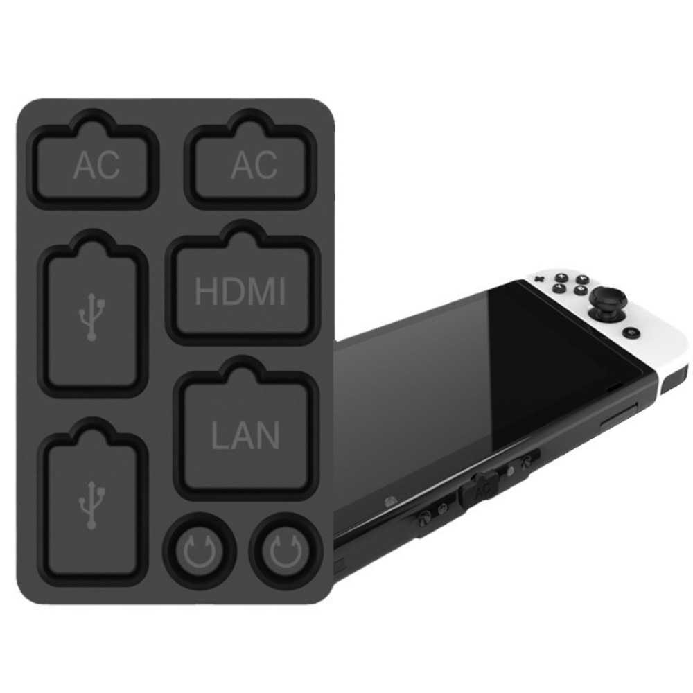 【就是要玩】NS2 Switch2 NS1/NS2通用 主機防塵塞 8件組 橡膠塞 防塵塞 接口防塵 新舊主機通用 防塵