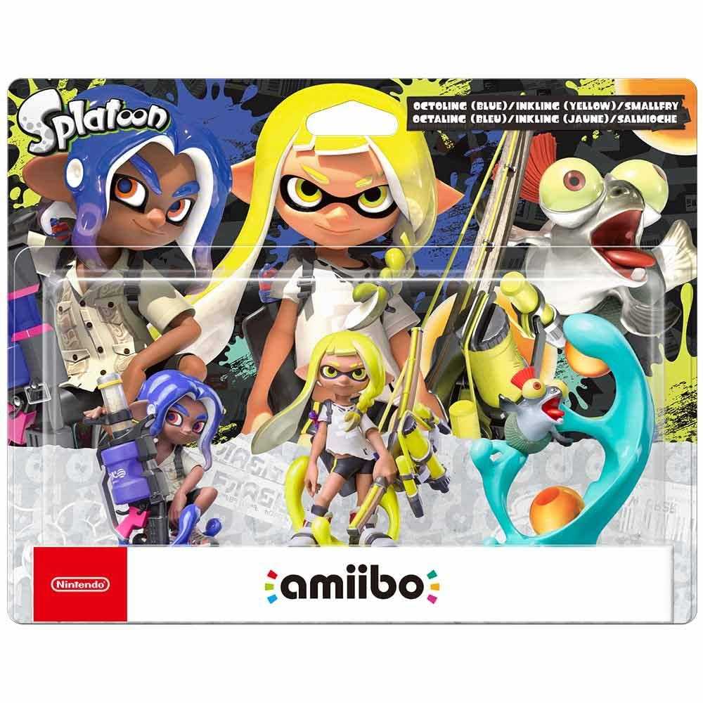 【就是要玩】現貨 NS 斯普拉遁3 Amiibo 魷魚族 章魚圈 小鮭魚 鮭魚 透抽 鉛筆槍 漆彈大作戰