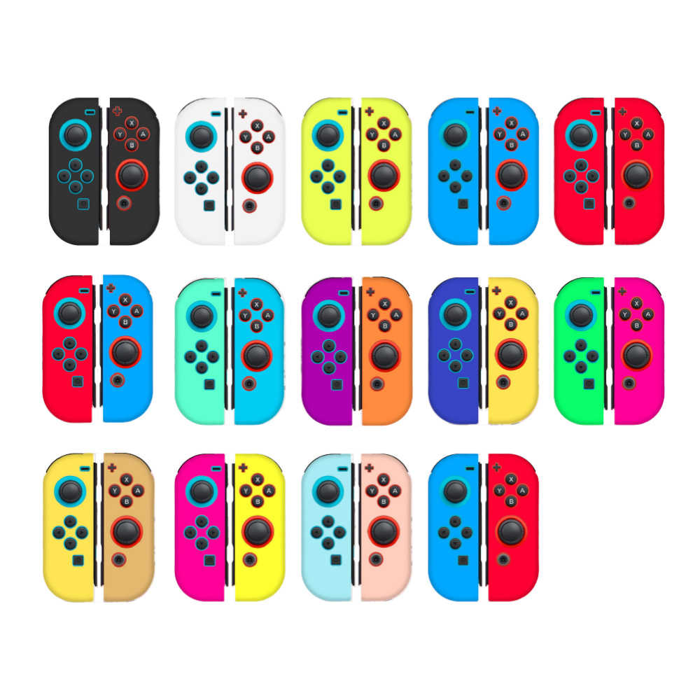 【就是要玩】NS Switch 配件 進口精品 JOYCON 矽膠套 手把套 搖桿套 保護套 硅膠套 果凍套 手柄 手把