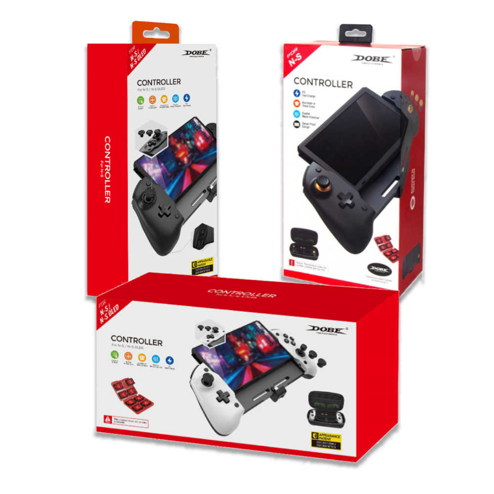【就是要玩】NS Switch DOBE 主機直立式握把 支架 握把 NS/OLED共用 直插式 主機充電座 六軸陀螺儀