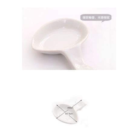 筷子架 陶瓷 盤子 盤 夾式 沾醬碟 碗盤 夾式沾醬盤 小置物盤【RS406】