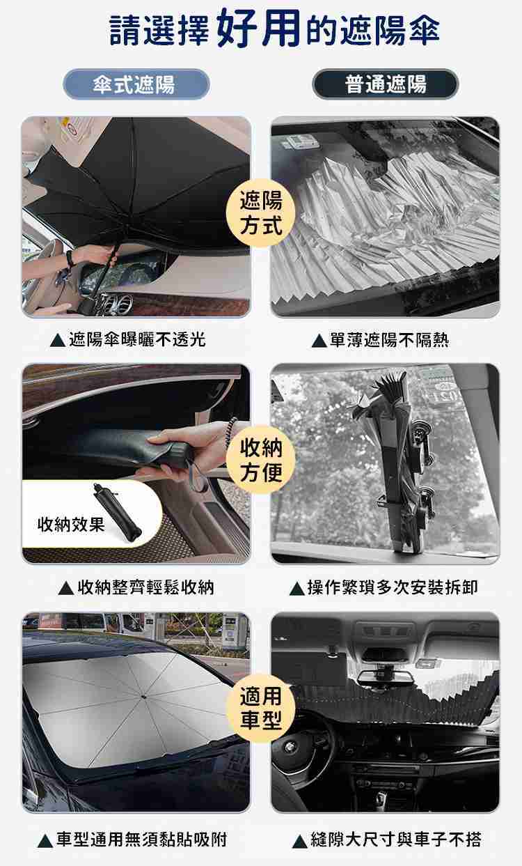 車用遮陽傘 車遮陽板 汽車遮陽傘 前檔防曬遮光 遮陽簾 隔熱加倍 可折疊自動伸縮【RR076】