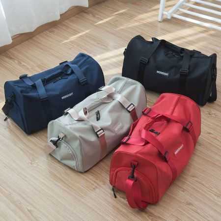 [超大容量] 運動健身拉桿行李袋 手提旅行包 運動包 健身包 旅行袋 旅行收納 收納包【RB555】
