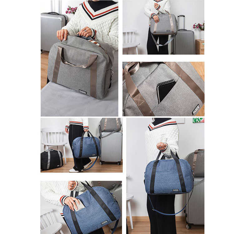 防潑水 牛津布 大容量旅行肩背收納包 行李袋 收納袋 旅行袋 肩背包 手提包 收納包【RB561】