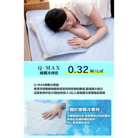 [外銷日本第一] 台灣出貨 涼感床墊 保潔墊 一觸即涼 床墊 床罩 寢具 環保【RS801】單人
