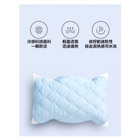[外銷日本第一] 台灣出貨 涼感枕頭套 冰絲枕頭套 枕頭保潔墊 枕套 枕巾【RS798】