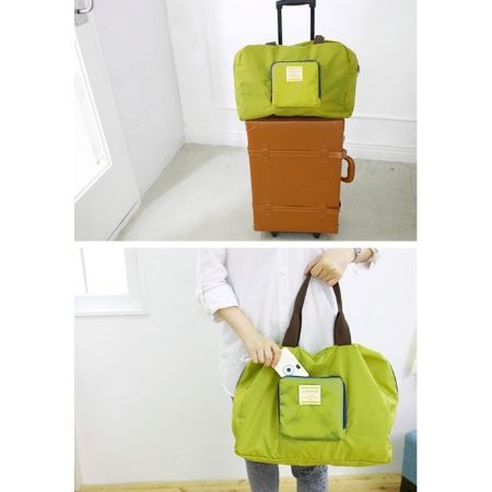 韓國行李收納袋 超大容量旅行袋可折疊 旅行箱行李箱外掛防水包 肩背包 包中包 盥洗包 【RB360】