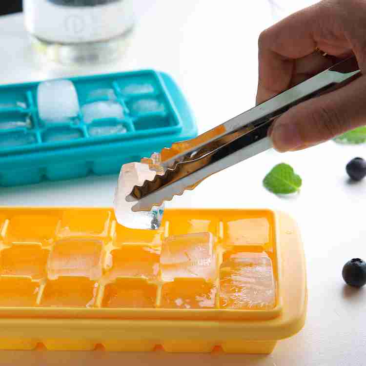 24格矽膠帶蓋冰塊盒 附蓋冰塊盒 分裝盒 冰塊盒 製冰格 製冰盒 冰塊模具【RS1136】