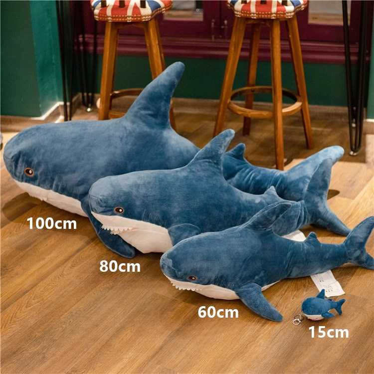 [80cm]鯊魚抱枕 大鯊魚娃娃 鯊魚玩偶 鯊魚吊飾 鯊魚靠枕 絨毛玩偶【RS1132】