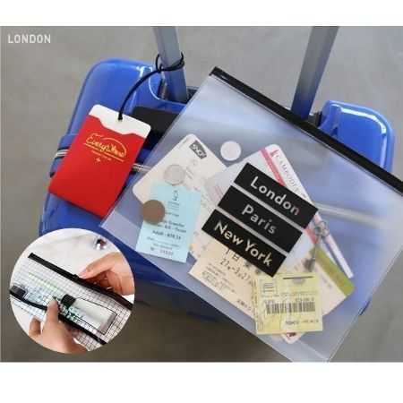 韓國 SAFEBET 出國必備透明夾鏈袋 機票護照外幣盥洗用具牙膏牙刷【RB405】