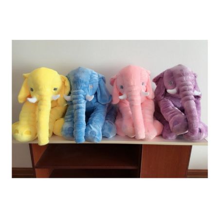 大象抱枕 IKEA 同款 彩色 安撫枕 靠枕 嬰兒 寵物 安撫 抱枕 絨毛娃娃【RS520】