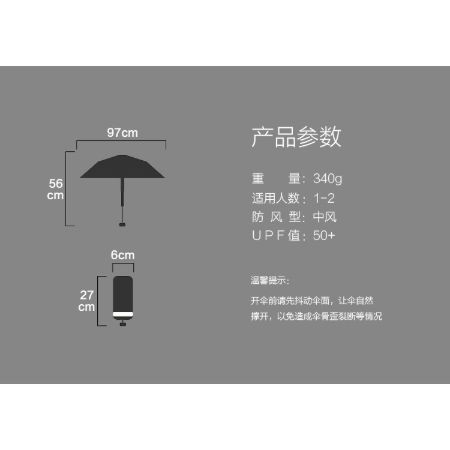 全新二代星空傘 100%不透光抗UV 防紫外線 太陽傘 黑膠折疊晴雨傘 遮陽 防曬【RS481】