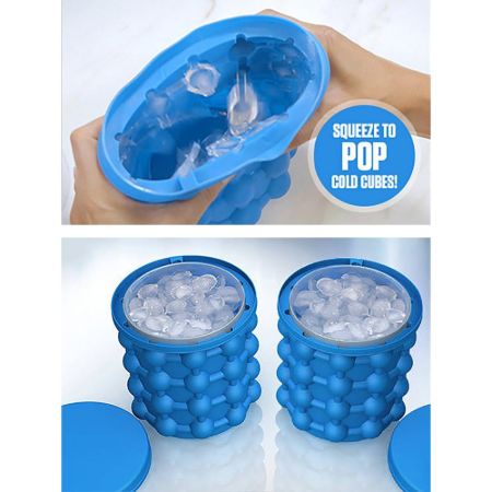 加大款 製冰桶 矽膠製冰桶 製冰筒 製冰神器 冰筒 矽膠 冰塊 製冰杯【RS808】