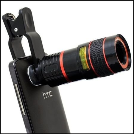 IPhone 6s 手機 鏡頭 望遠鏡頭 8X 8倍 夾式 長焦外接鏡頭 魚眼 手機 【RI335】