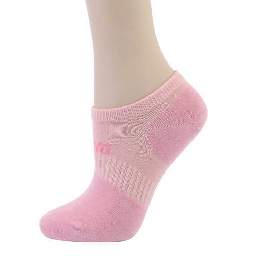 綠纖維抗菌除臭襪-女船型襪襪(粉)