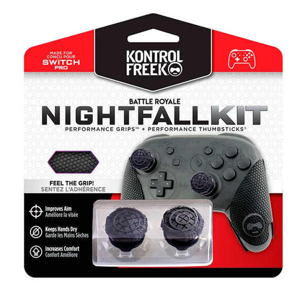 KontrolFreek - NS Pro 頂級 3D 類比套 + 握把 防滑 保護套 / 台灣公司貨【電玩國度】